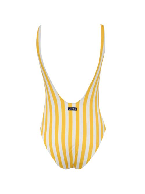 Costume da bagno intero Lora a righe Mc2 Saint Barth | LORA01472H SB BEACH STRIPES V91